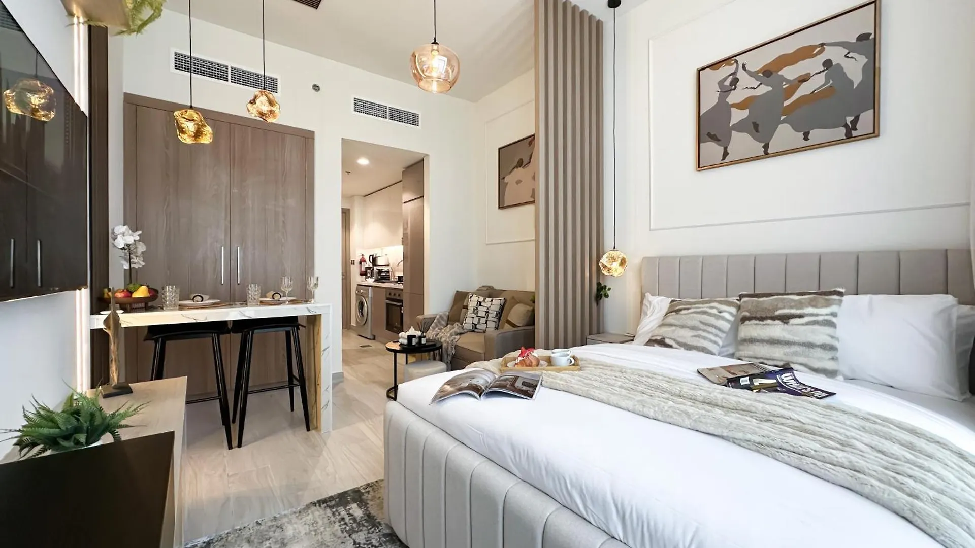 Trophy Modern Marvel Cozy Studio With Smart Features In Azizi Riviera Dubai Appartement