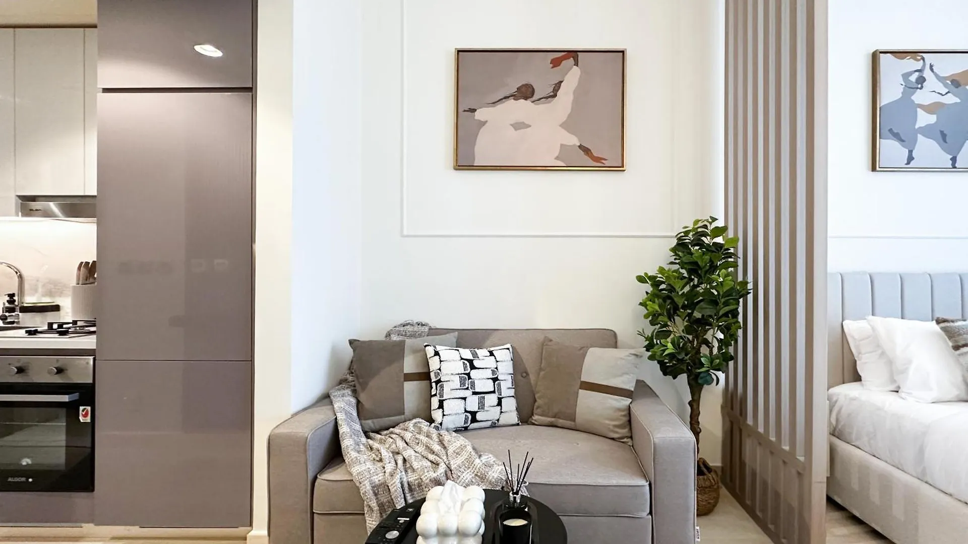 Appartement Trophy Modern Marvel Cozy Studio With Smart Features In Azizi Riviera Dubai
