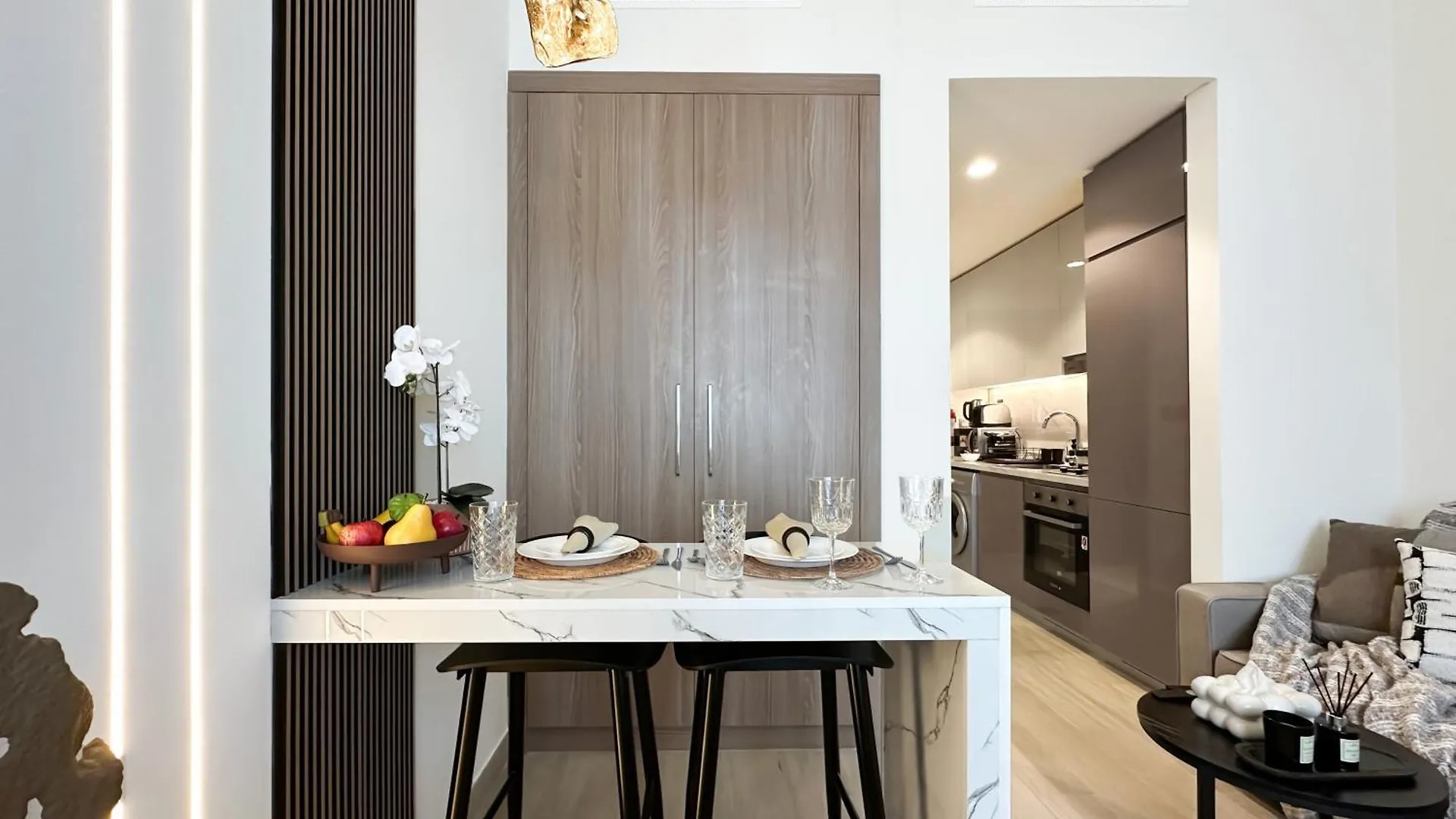 Appartement Trophy Modern Marvel Cozy Studio With Smart Features In Azizi Riviera Dubai Verenigde Arabische Emiraten